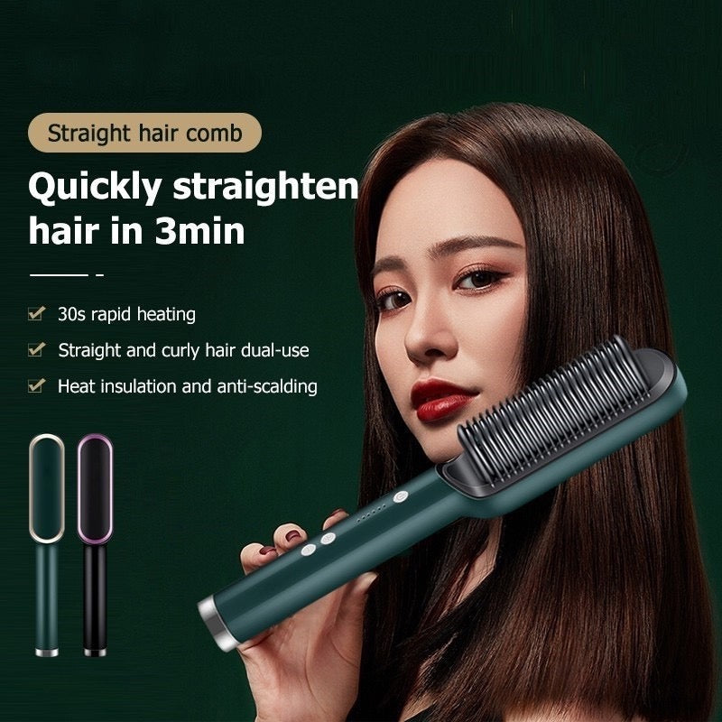 Hair Straightener Comb Heating Hair Styling Tool Hair straightener comb Hair crimper fast Heating not hurt Hair