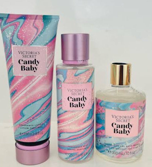 VS CANDY BABY MIST BODY LOTION BATH WASH SET